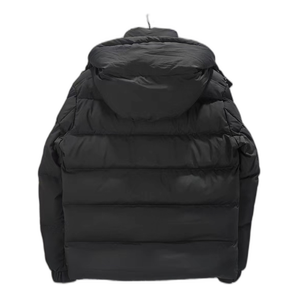 Moncler Maya Matte Hooded Puffer – Black