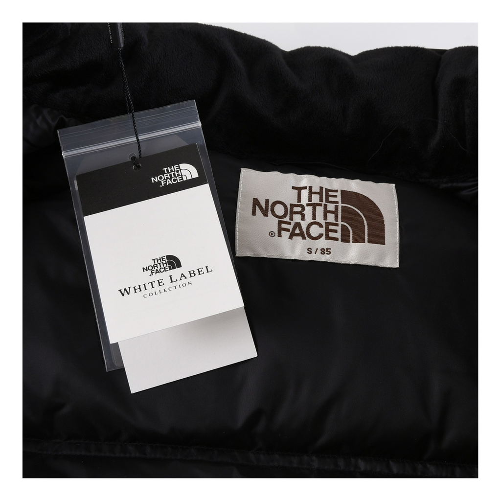 The North Face Nuptse Cropped Puffer Jacket – Black