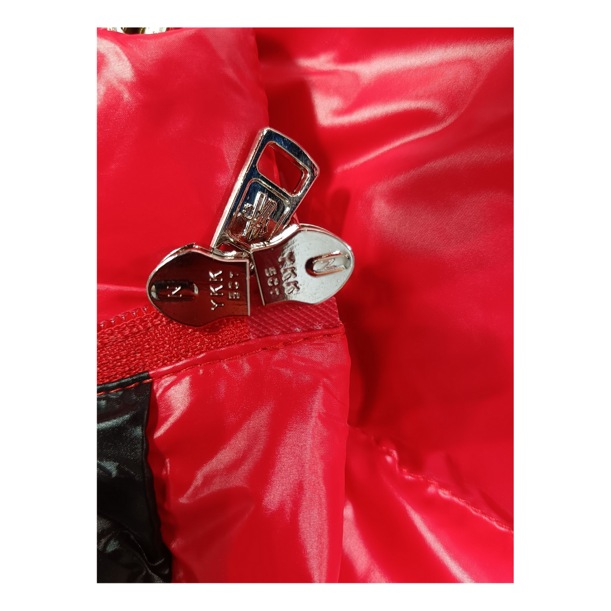 Moncler Hanoverian Glossy Hooded Long Puffer Coat – Red