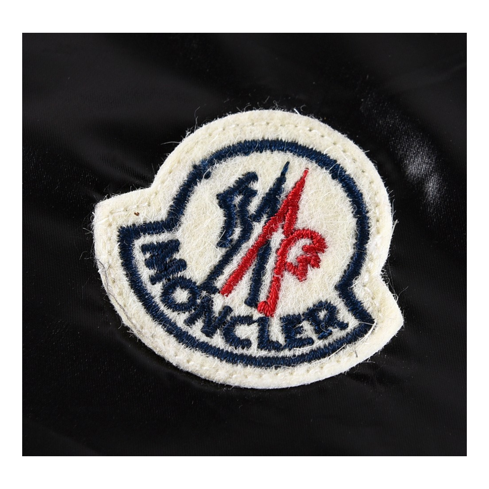 Moncler Tricolour Glossy Hooded Puffer – Sleeve Stripe