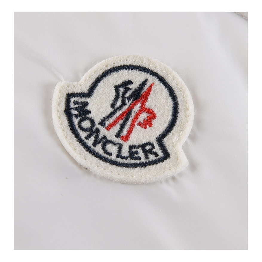 Moncler Tricolour Glossy Hooded Puffer – Sleeve Stripe