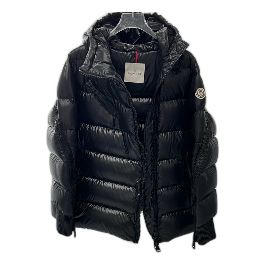 Moncler Liriope Asymmetric-Zip Hooded Puffer