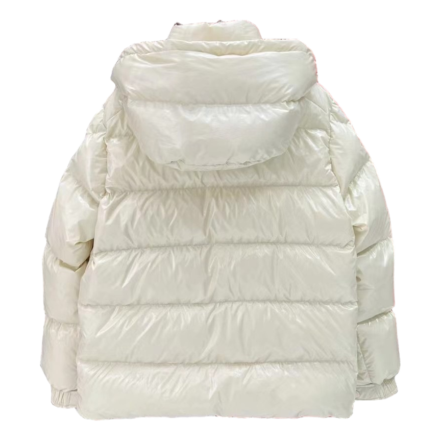 Moncler Maya 70th Anniversary Glossy Hooded Puffer