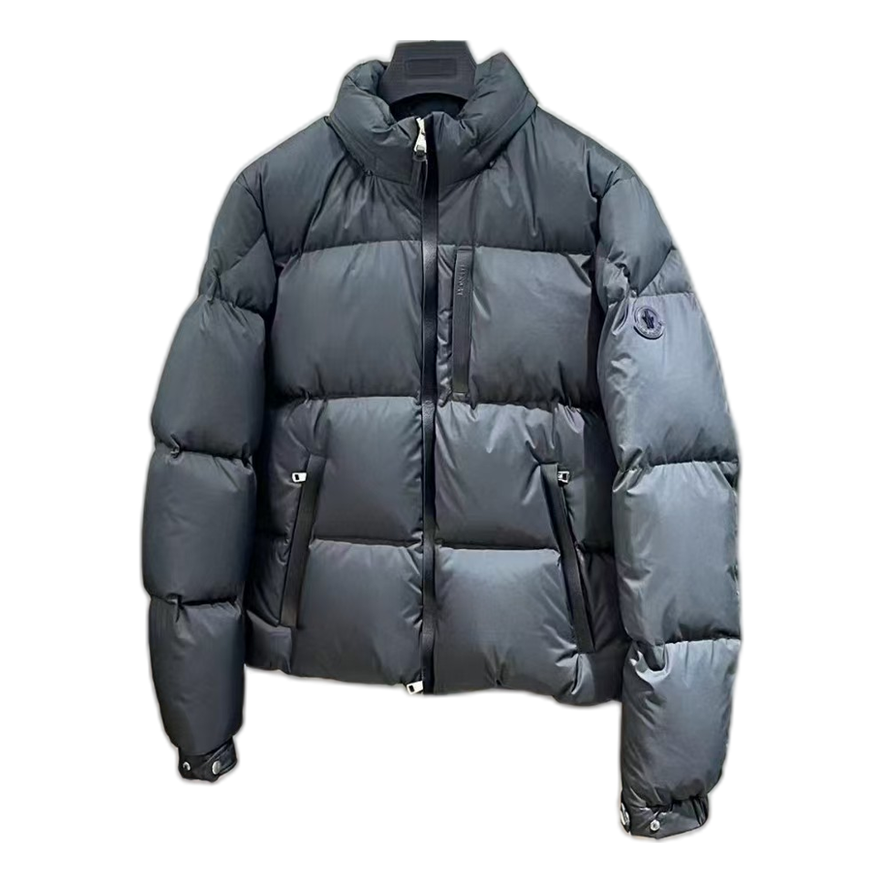 Moncler Stand-Collar Puffer – Black