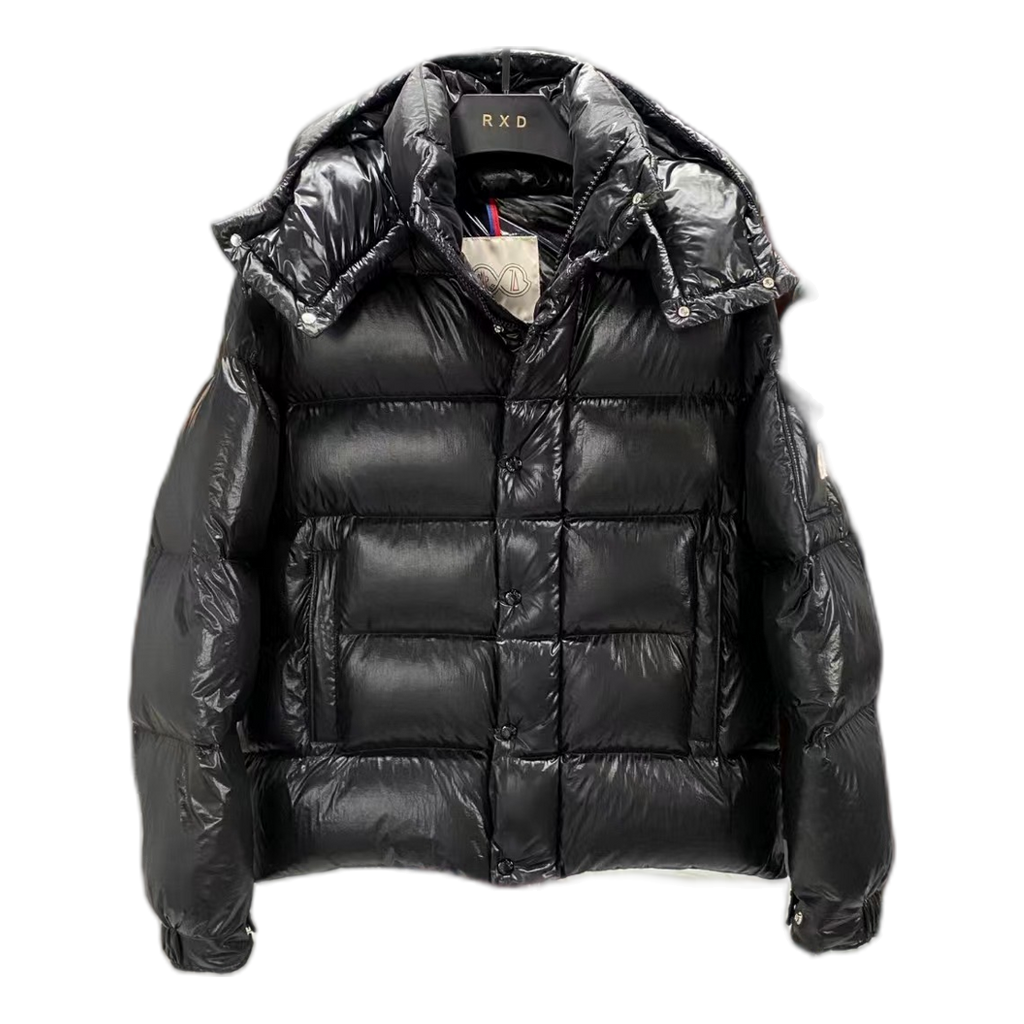 Moncler Maya 70th Anniversary Glossy Hooded Puffer