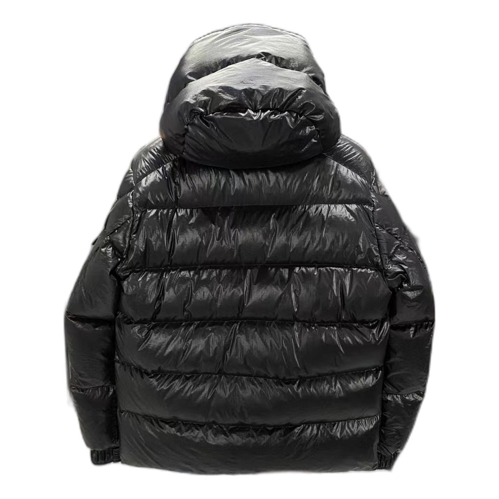 Moncler Maya 70th Anniversary Glossy Hooded Puffer