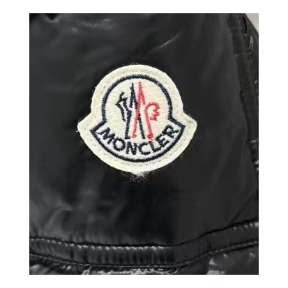 Moncler Narrow-Quilt Fur-Trim Long Puffer Coat – Black