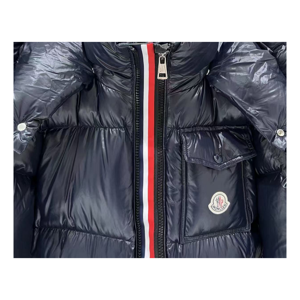 Moncler Montbeliard Hooded Puffer – Navy