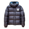 Moncler Oversized Chest-Badge Hooded Puffer