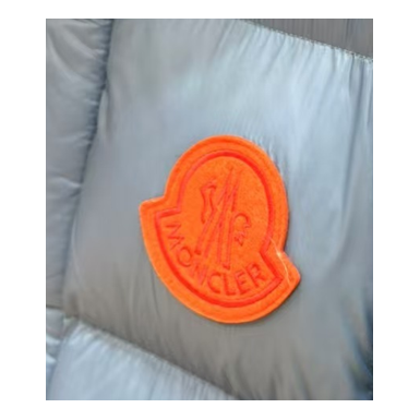Moncler Oversized Chest-Badge Hooded Puffer
