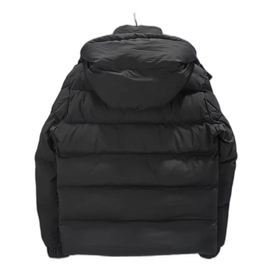 Moncler Maya Matte Hooded Puffer – Black