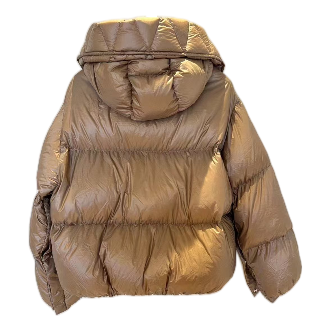 Moncler Borey Hooded Puffer Jacket – Bronze