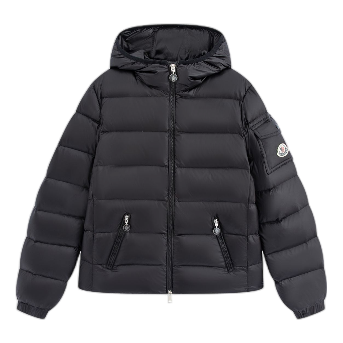Moncler Gles Fitted Hooded Puffer