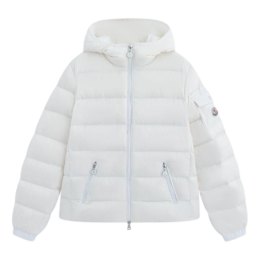 Moncler Gles Fitted Hooded Puffer