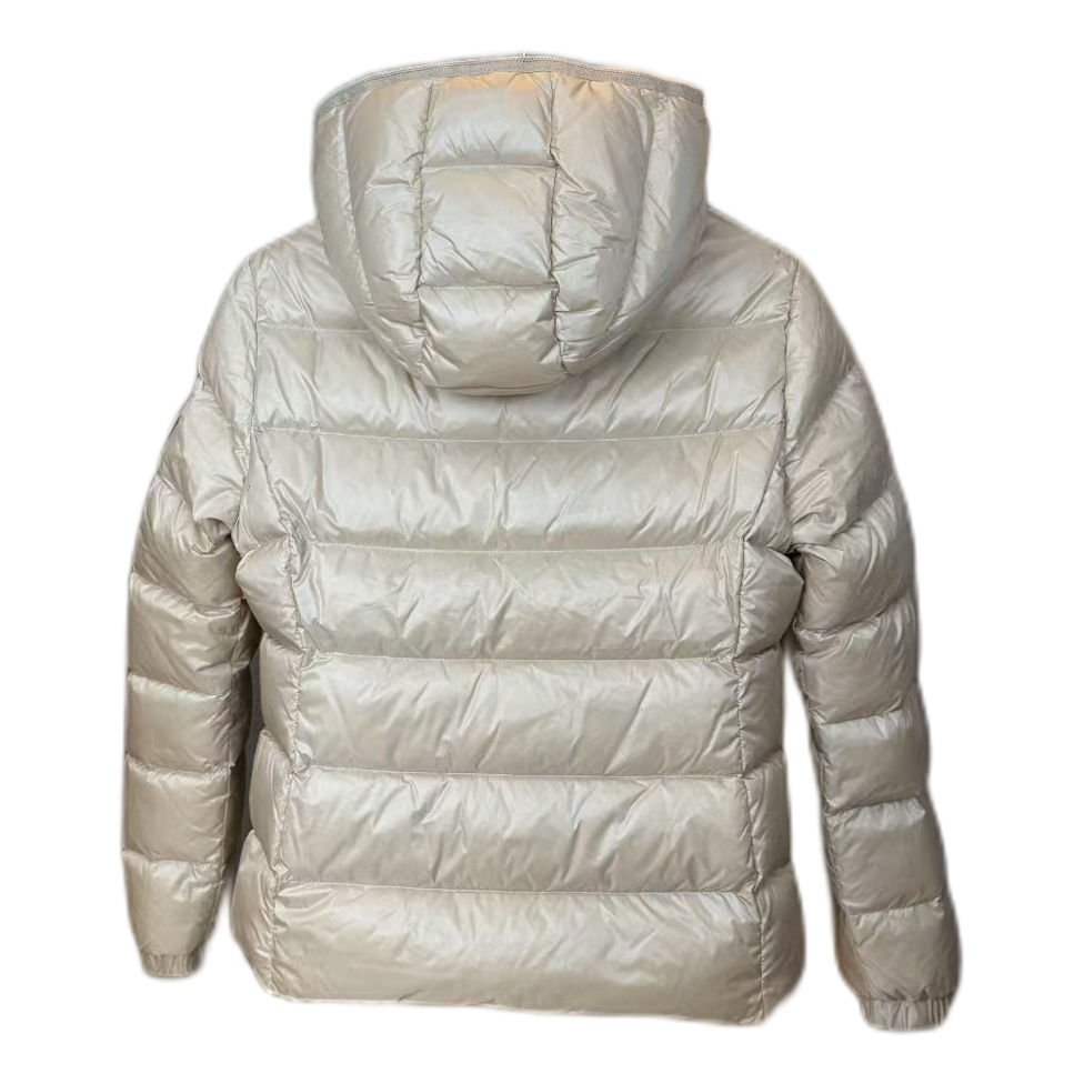 Moncler Gles Glossy Hooded Puffer
