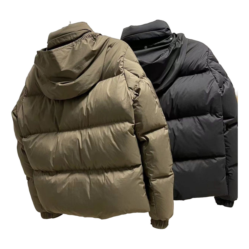 Moncler Tonal-Patch Wide-Quilt Hooded Puffer