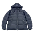 Moncler Sleeve-Pocket Hooded Puffer – Navy