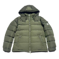 Moncler Maya Matte Hooded Puffer – Olive Green