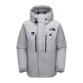 The North Face Himalayan Down Parka – Grey & White | 700-Fill