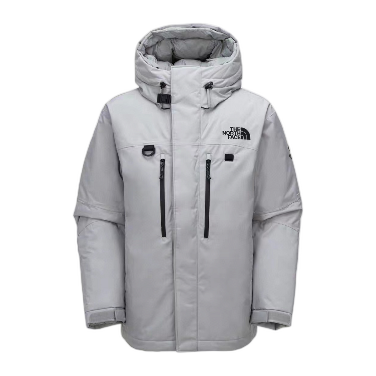 The North Face Himalayan Down Parka – Grey & White | 700-Fill