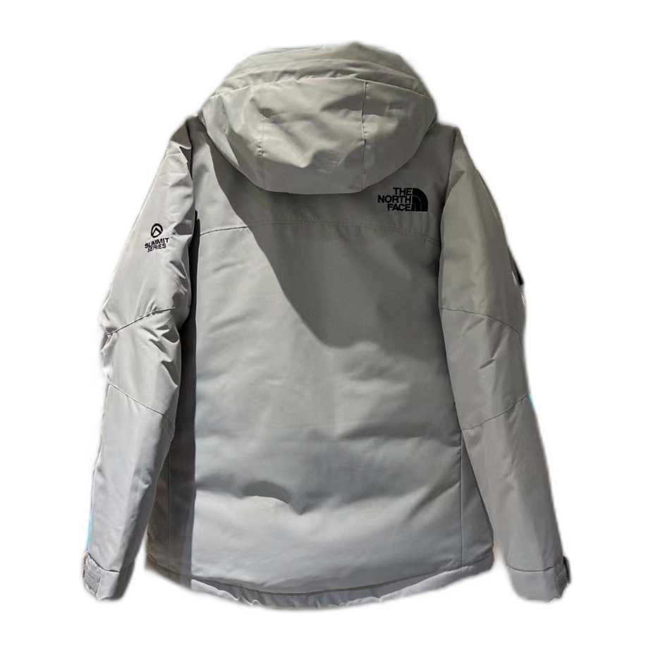 The North Face Himalayan Down Parka – Grey & White | 700-Fill