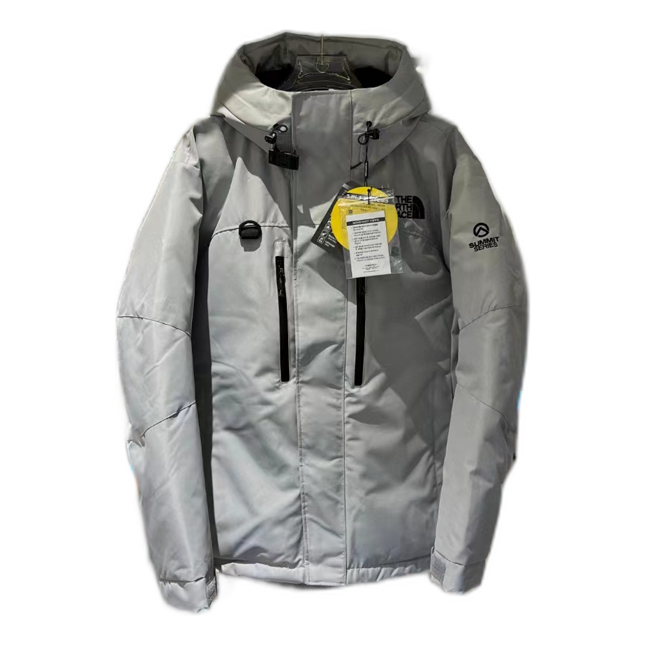 The North Face Himalayan Down Parka – Grey & White | 700-Fill